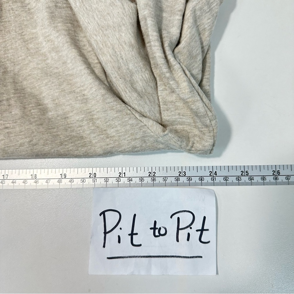POLO RALPH LAUREN Men’s Top Pullover Long Sleeve Logo Heather Tan Sz XL … - Picture 9 of 10
